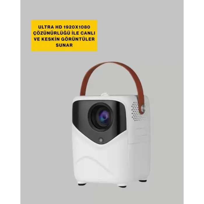 AsilTech Android Sistemli Mini Projektör – Uygulama Destekli Akıllı Kullanım Yeni Nesil