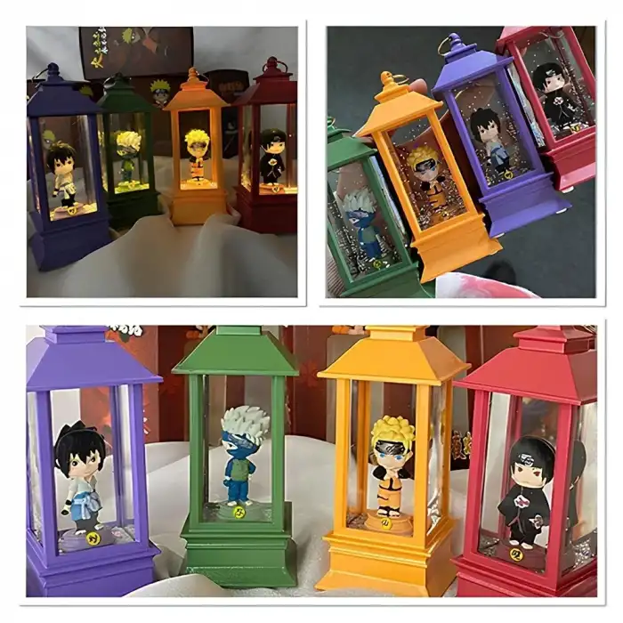 AsilTech Anime Naruto Figürlü Işıklı Kar Küresi