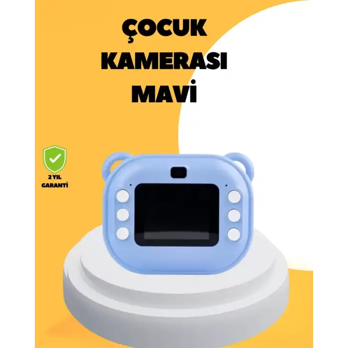 AsilTech Anında Baskı Özellikli Şipşak Kamera – 24MP HD Çift Lensli, 32GB Hafızalı