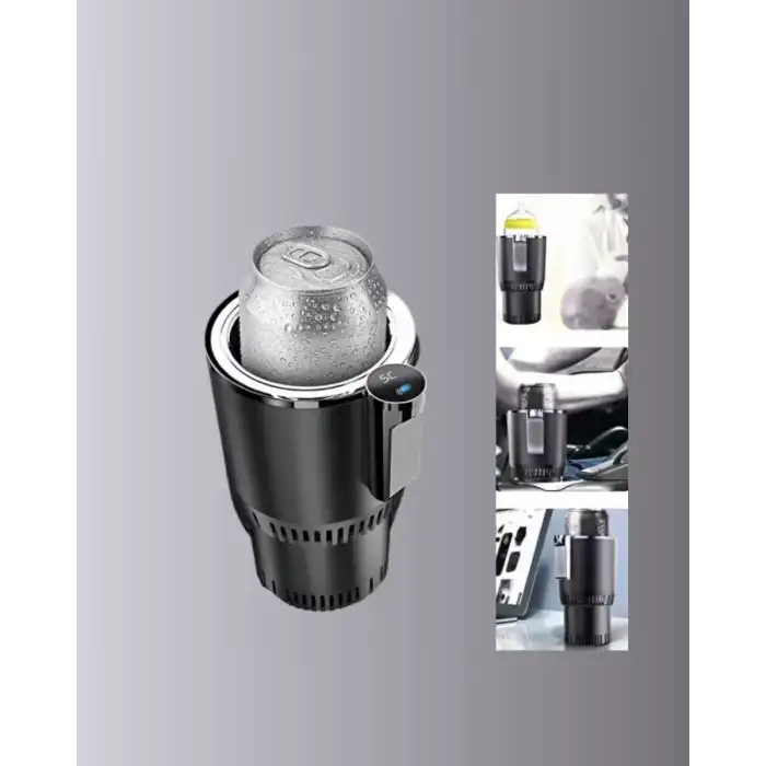 AsilTech Araba Bardaklığı Isıtma Soğutma Ayarlı Çakmak Girişli Akıllı Model