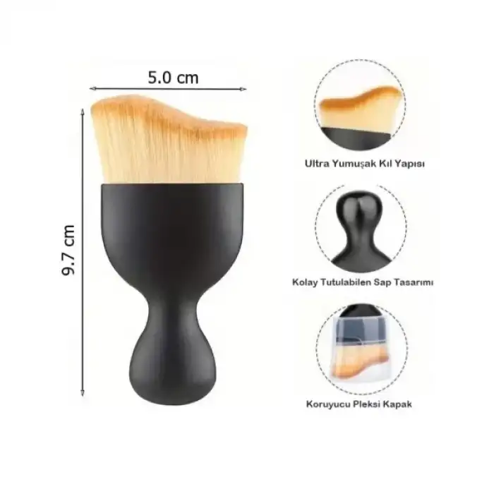 AsilTech Araba Detay Temizlik Fırçası Yumuşak Kıllı