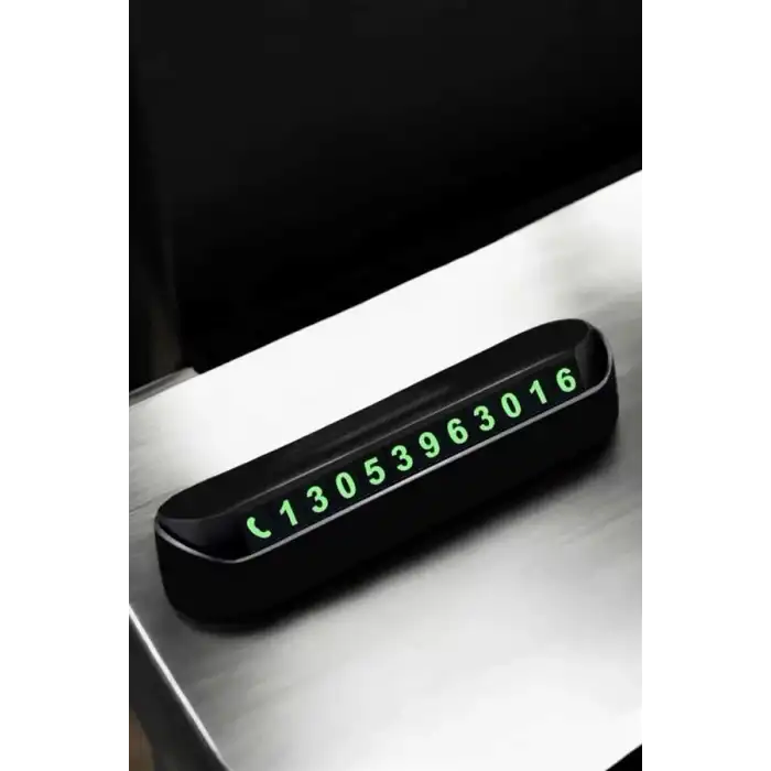 AsilTech Araba Park Numaratörü Araç İçi Numaralık Değiştirilebilir Çevirmeli Mini