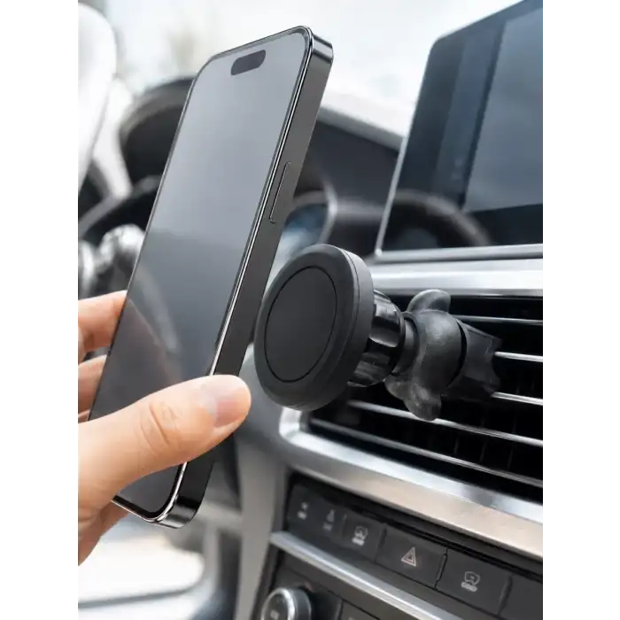 AsilTech Araç İçi Manyetik Telefon Tutucu Havalandırma Klipsli Telefon Standı