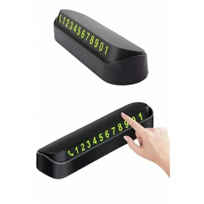 AsilTech Araç Park Numaratörü Tüm Araçlara Uyumlu Araba Numaralık