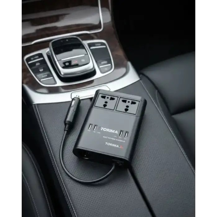 AsilTech Araçta 220V Kullanım Sağlayan USB Destekli Güç İnvertörü