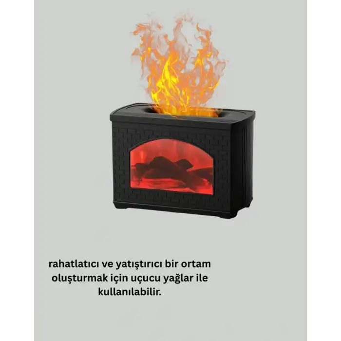 AsilTech Aromaterapi Destekli Ultrasonik Nemlendirici USB Bağlantılı Sessiz Model