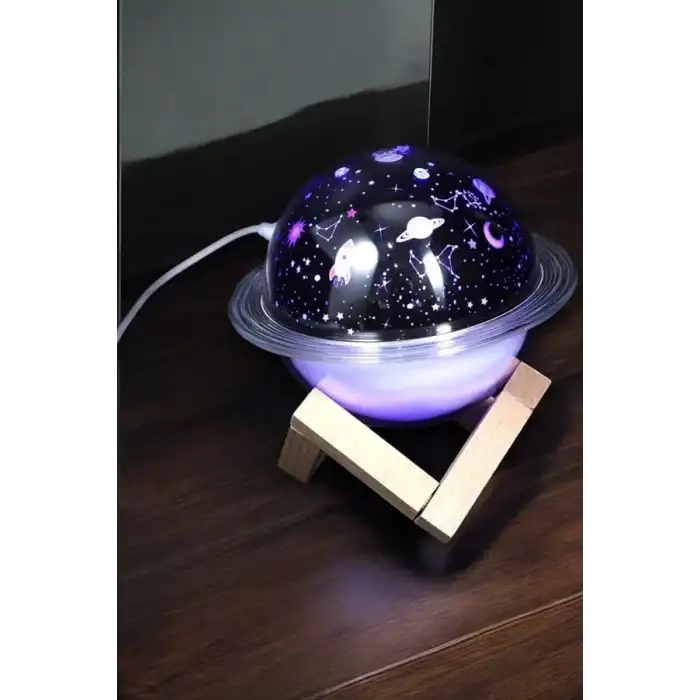 AsilTech Aromaterapi Hava Nemlendirici Masa ve Gece Lambası