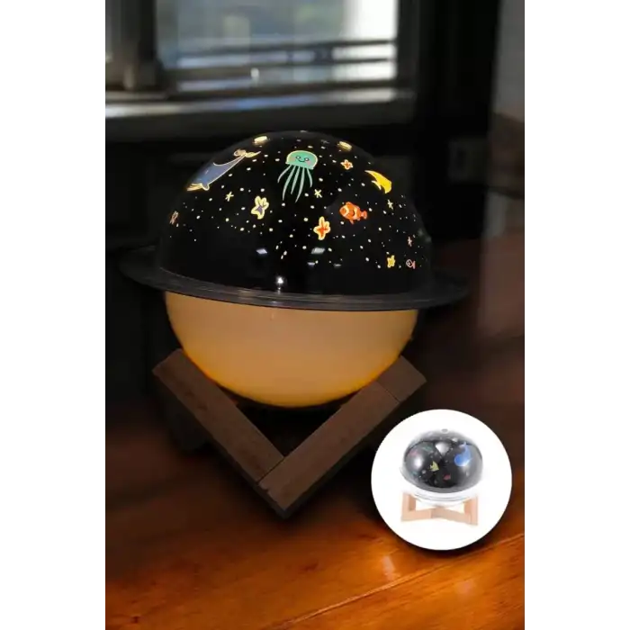 AsilTech Aromaterapi Hava Nemlendirici Masa ve Gece Lambası