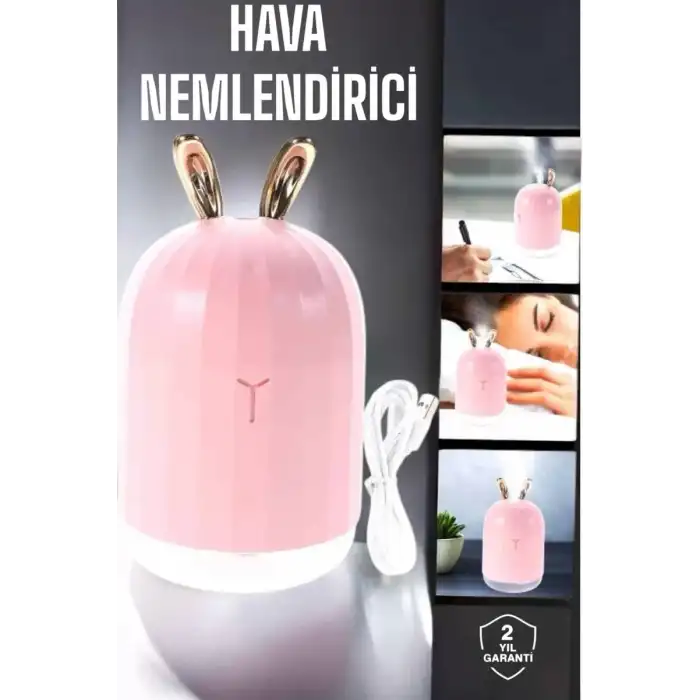 AsilTech Aromaterapi Hava Temizleyici Buhar Makinesi Taşınabilir Şarjlı