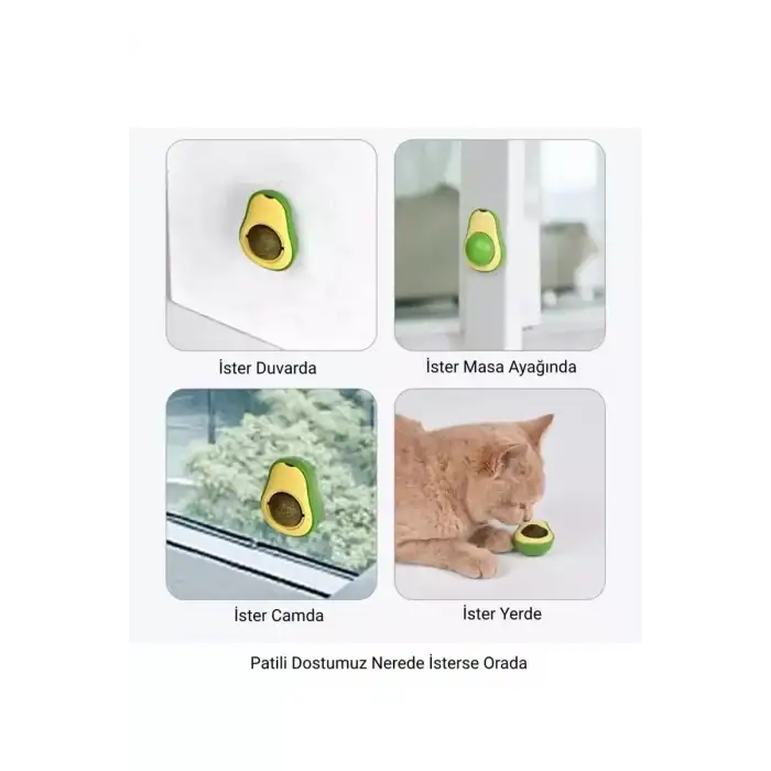 AsilTech Avokado Kedi Nanesi Oyun Topu