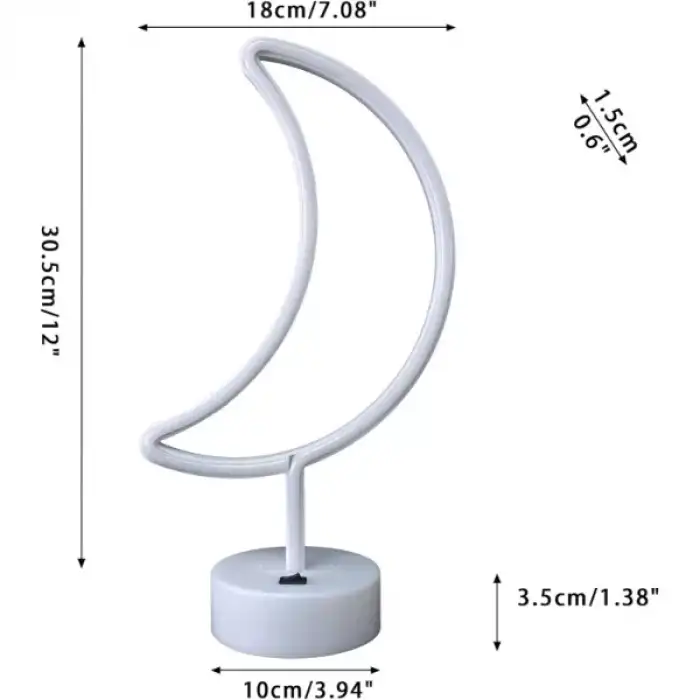 AsilTech Ay Neon LED Lamba