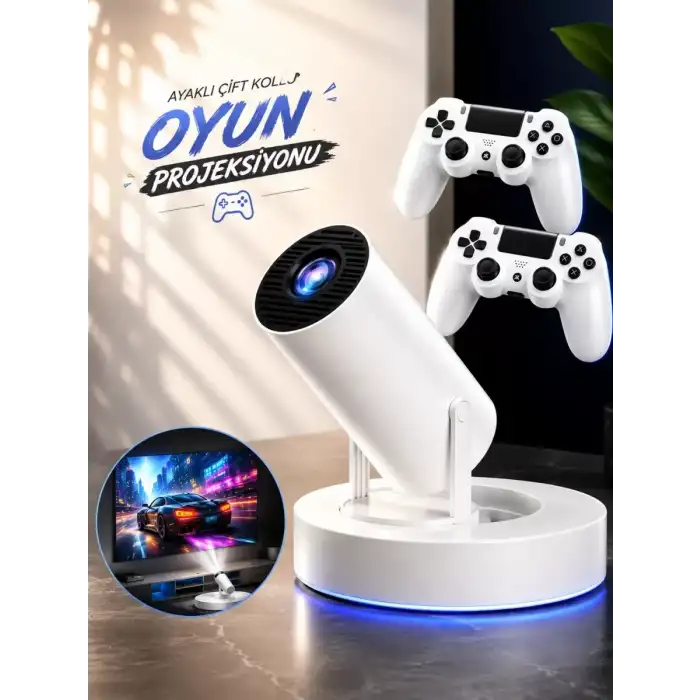 AsilTech AYAKLI ÇİFT KOLLU OYUN PROJEKSİYONU