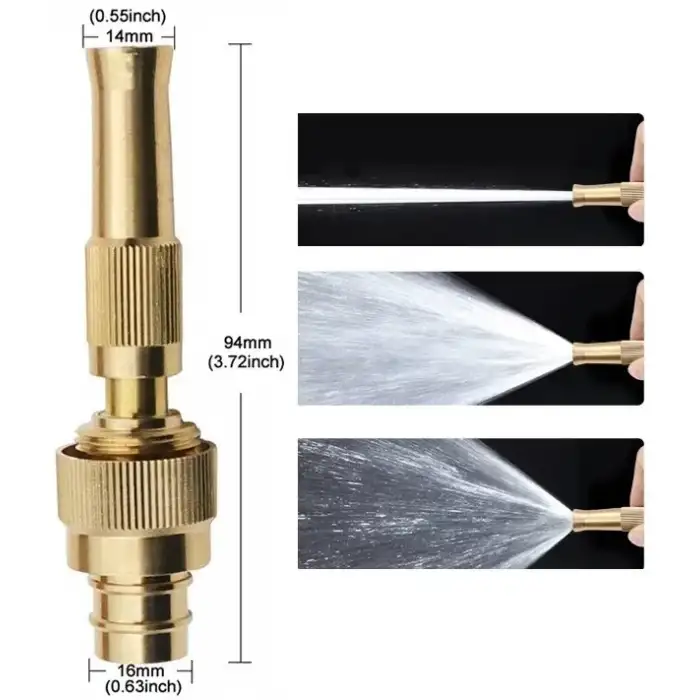 AsilTech AYARLANABILIR BASINÇLI HORTUM BAŞLIĞI GOLD