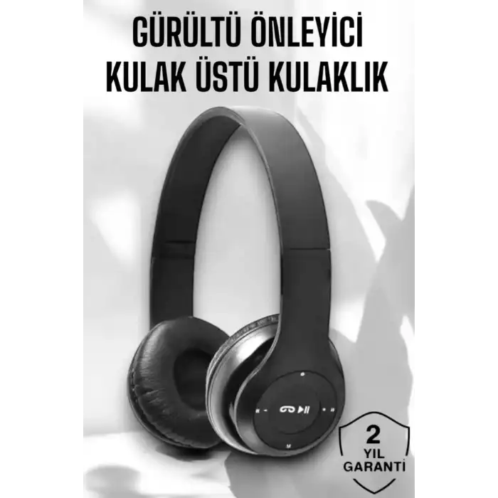 AsilTech Ayarlanabilir Kafa Bandı ile Yüksek Performanslı Bluetooth Kulaklık