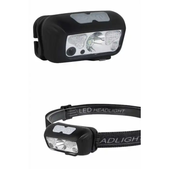 AsilTech Ayarlanabilir Kafa Lambası Type-C Şarjlı Kompakt Kamp Lambası