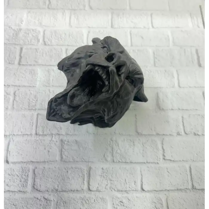 AsilTech Ayı Tasarım Siyah 3D Duvar Heykeli