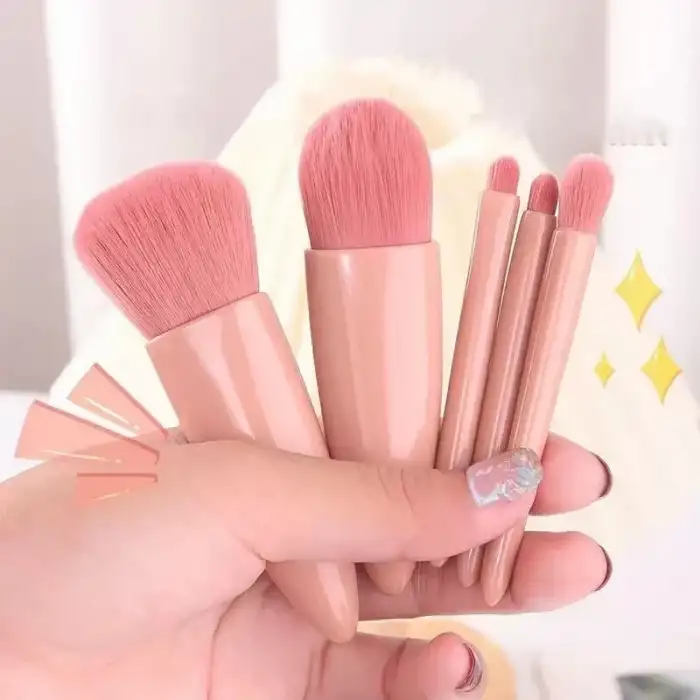 AsilTech Aynalı Makyaj Fırçası Seti