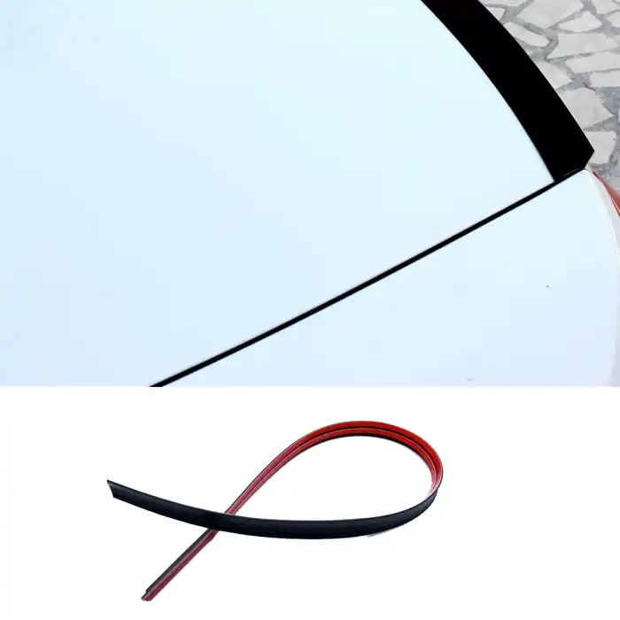 AsilTech Bagaj Çıtası Universal Kalın Düz Spoiler Siyah 135cm