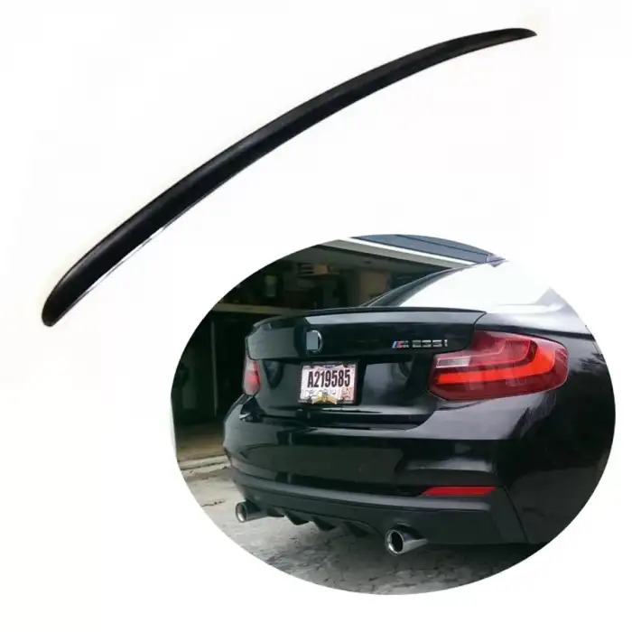AsilTech Bagaj Çıtası Universal Spoiler Parlak Siyah 115cm