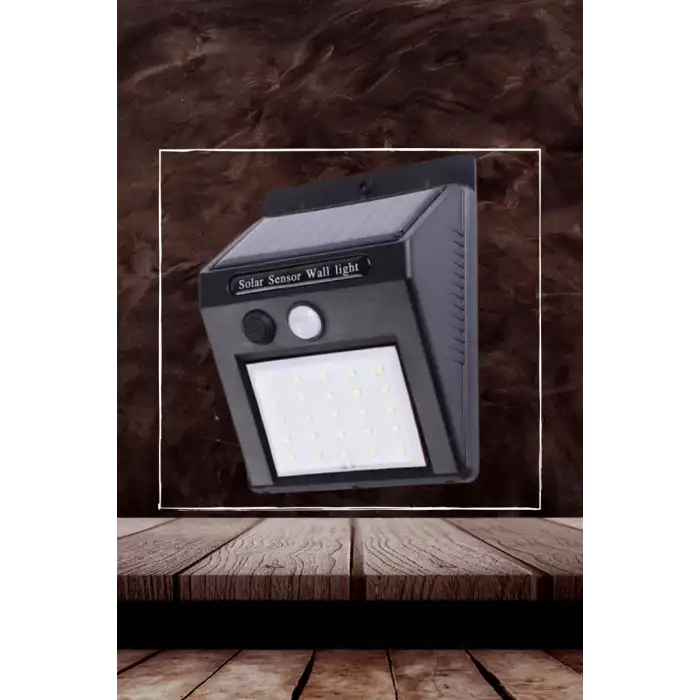 AsilTech Bahçe Aydınlatma Sensörlü Güneş Enerjili Duvar Lambası 40 Led Işık