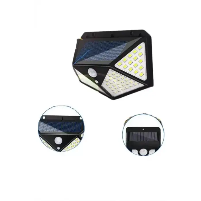 AsilTech Bahçe Lambası Bahçe Aydınlatma Sensörlü Suya Dayanıklı 100 Led