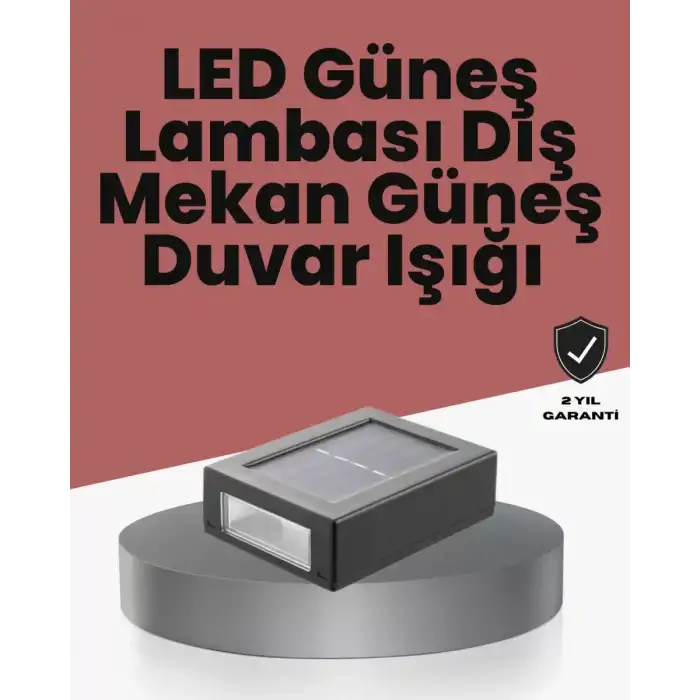 AsilTech Bahçe ve Balkon İçin Güneş Enerjili Lamba