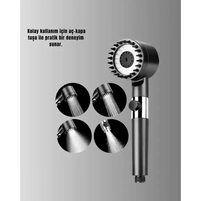 AsilTech Banyo İçin Filtreli Duş Başlığı Pratik Kullanım