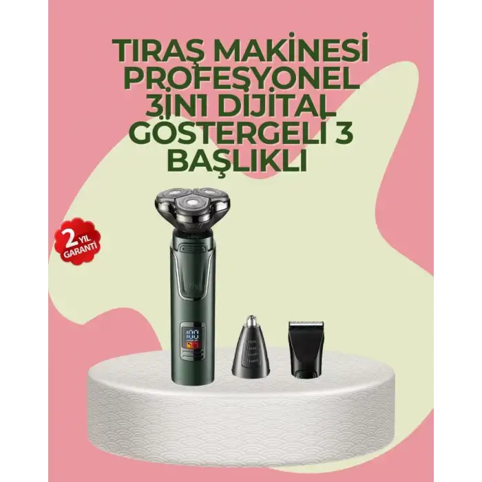 AsilTech Başlıklı Şarjlı Tıraş ve Bakım Cihazı