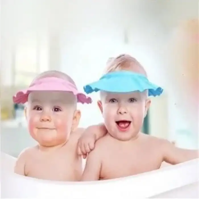 AsilTech Bebek Banyo Şapkası Pembe