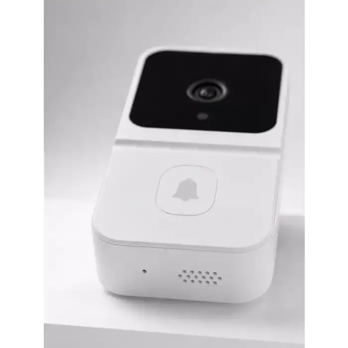 AsilTech Beyaz Akıllı Güvenlik Kapı Zili | Telefon Kontrollü Wi-Fi Görüntülü Kapı Zili