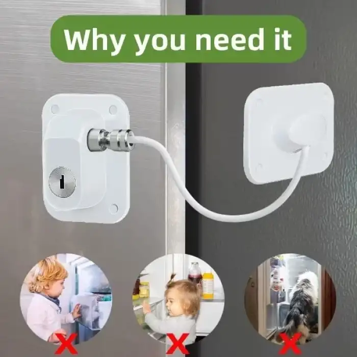 AsilTech Beyaz Plaka Halatlı Emniyet Kilidi