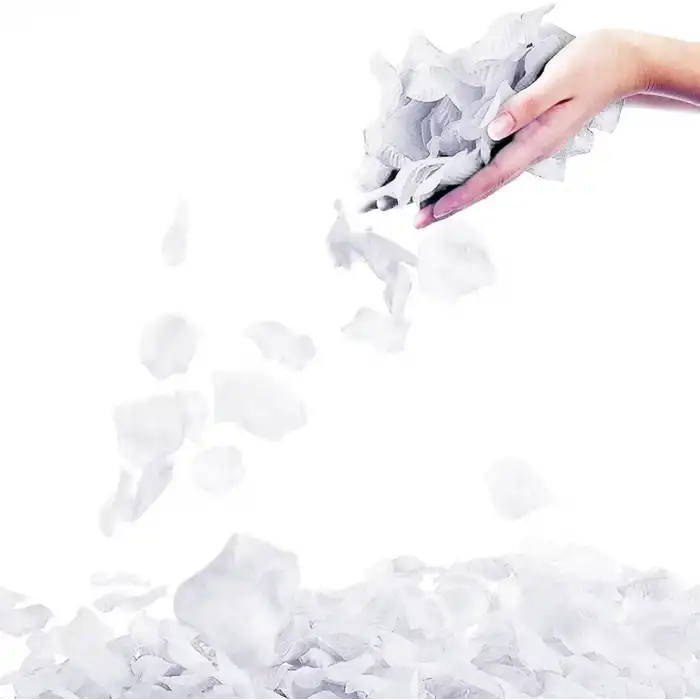 AsilTech Beyaz Renk Gül Yaprağı - 1 Paket 100 Adet