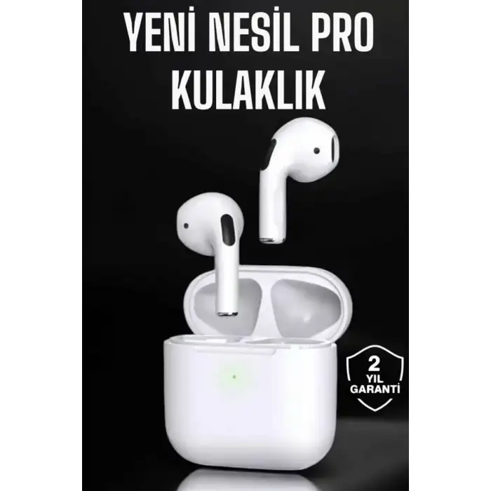 AsilTech Beyaz Yeni Nesil Pro Bluetooth Kulaklık Yüksek Ses Kaliteli ANC Özelliği