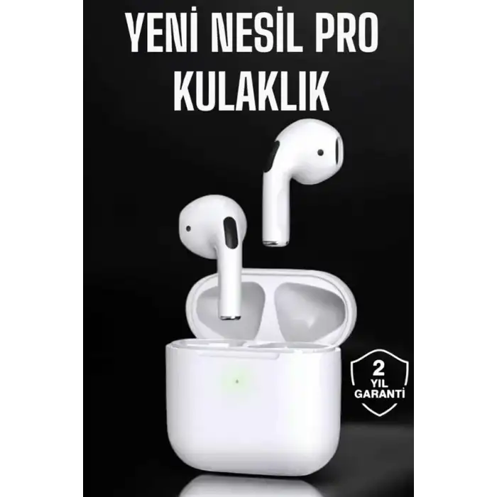 AsilTech Beyaz Yeni Nesil Pro Bluetooth Kulaklık Yüksek Ses Kaliteli ANC Özelliği