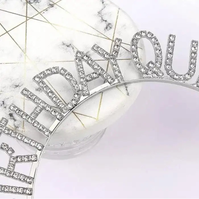 AsilTech Birthday Queen Yazılı Kraliçe Taç