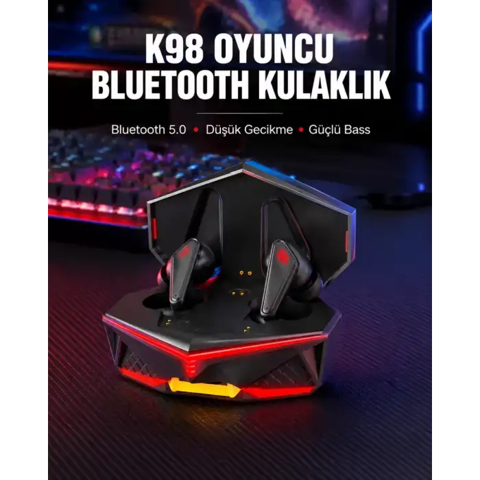 AsilTech Bluetooth 5.0 Kablosuz Gaming Kulaklık Suya Dayanıklı Yeni Nesil