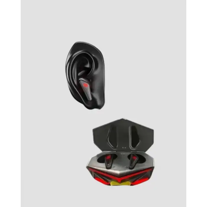 AsilTech Bluetooth 5.0 Kablosuz Kulaklık LED Işıklı Silikonlu Tasarımlı