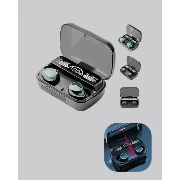 AsilTech Bluetooth 5.1 M10 TWS Kulaklık Ergonomik Tasarım Yüksek Ses Kaliteli