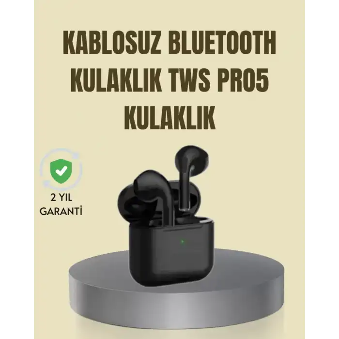 AsilTech Bluetooth 5.1 Teknolojili TWS Pro 5 – Güçlü ve Kararlı Bağlantı