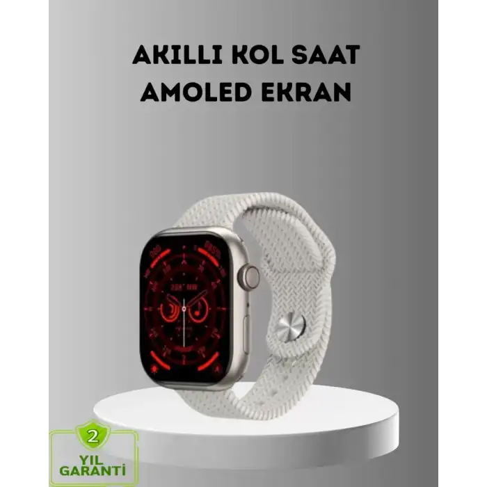 AsilTech Bluetooth 5.2 Akıllı Saat Kablosuz Şarjlı Sesli Asistanlı 420 mAh Günlük Kullanım