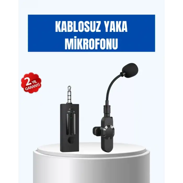 AsilTech Bluetooth 5.2 Destekli Gürültü Önleyici Kablosuz Mikrofon
