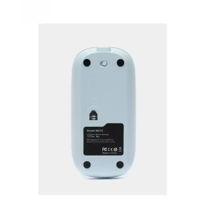 AsilTech Bluetooth 5.2 Destekli Mavi Pilli Kablosuz Mouse Yeni Nesil