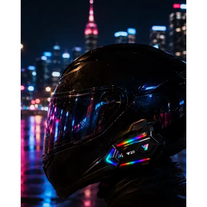 AsilTech Bluetooth 5.3 Motosiklet Kask Intercom Gürültü Engelleyici Su Geçirmez Kulaklık