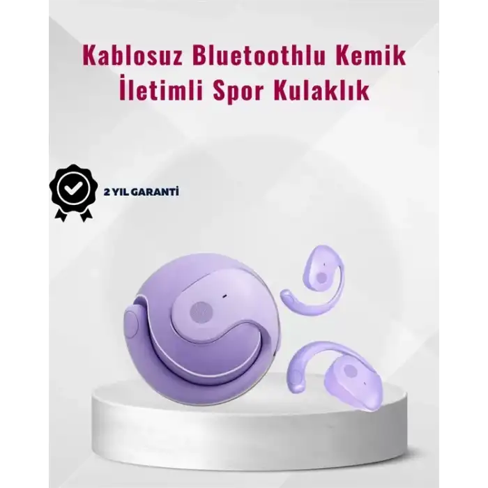 AsilTech Bluetooth 5.3 Teknolojili Kablosuz Kemik İletimli Spor Kulaklık