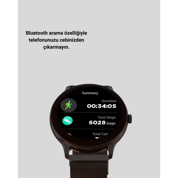 AsilTech Bluetooth Akıllı Saat G20 Mini – Adım Sayar, Kalori Ölçer, Kalp Atışı Takibi