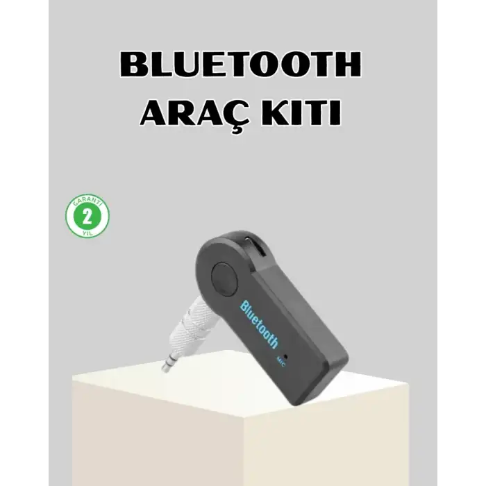 AsilTech Bluetooth Araç Kiti AUX MP3 Çalar Kablosuz Eller Serbest Cihaz