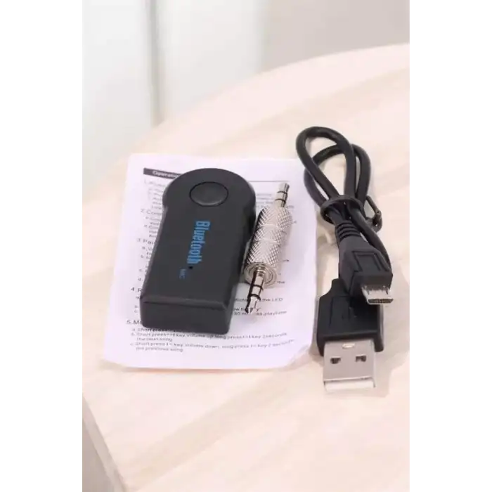 AsilTech Bluetooth Araç Kiti Bt 350 Aux Çıkışlı Tüm Araçlara Uyumlu