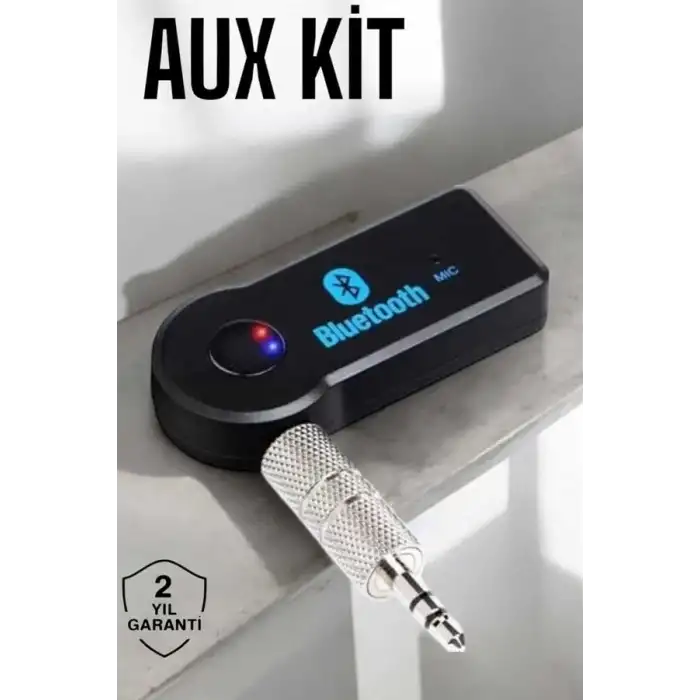 AsilTech Bluetooth Araç Kiti Bt 350 Aux Çıkışlı Tüm Araçlara Uyumlu