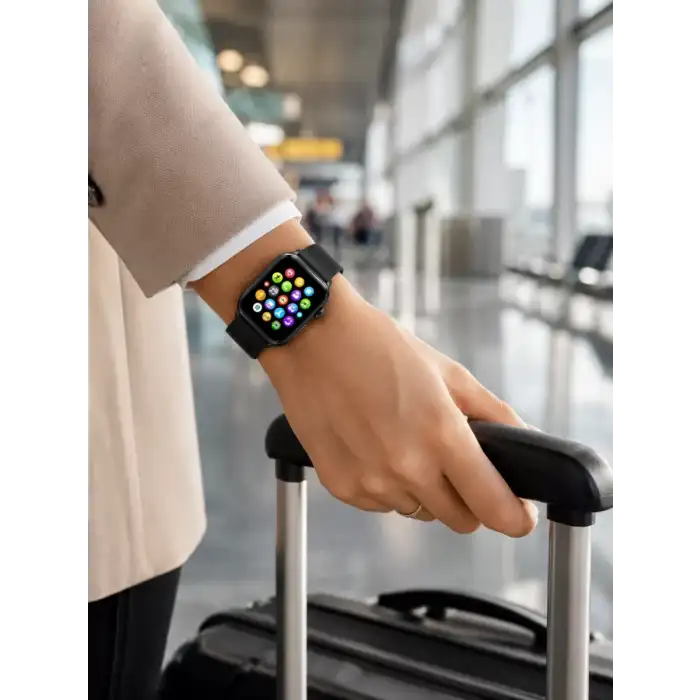 AsilTech Bluetooth Arama, Akıllı Bildirimler ve Günlük Sağlık Takibi Sunan Şık Tasarımlı Akıllı Saat
