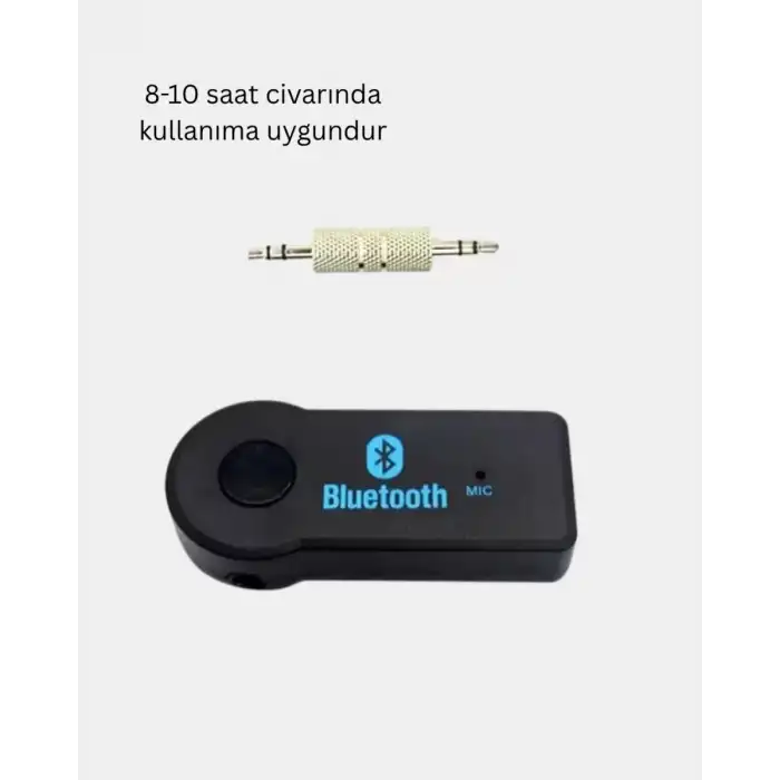 AsilTech Bluetooth AUX Araç Kiti Eller Serbest Müzik Çalar Dahili Mikrofonlu